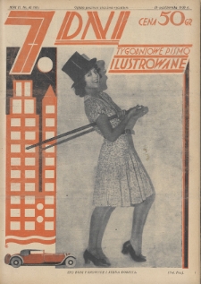 7 Dni : tygodniowe pismo ilustrowane. 1930, nr 42