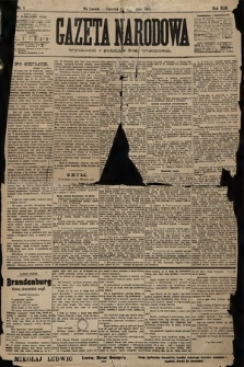 Gazeta Narodowa. 1903, nr 1