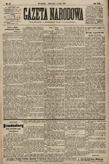 Gazeta Narodowa. 1903, nr 27
