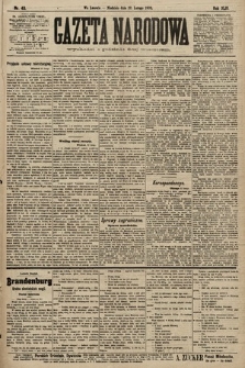 Gazeta Narodowa. 1903, nr 43