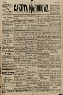 Gazeta Narodowa. 1903, nr 71