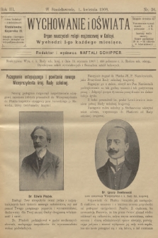 Wychowanie i Oświata : organ nauczycieli religii mojżeszowej w Galicyi. R.3, 1908, nr 26