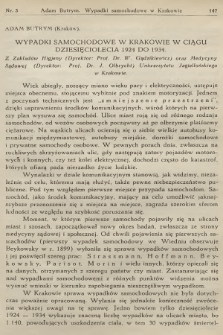 Czasopismo Sądowo-Lekarskie : poświęcone medycynie, psychjatrji sądowej i kryminologji. R.8, 1935, nr 3
