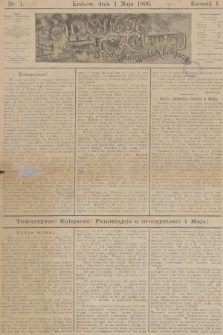 Kuryer Kolejowy : organ galicyjskich kolejarzy. R.1, 1896, nr 1