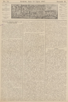 Kuryer Kolejowy : organ galicyjskich kolejarzy. R.2, 1897, nr 14