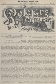 Kolejarz : organ Galicyjskich Kolejarzy. 1902, nr 2 [24?] (po konfiskacie nakład drugi)
