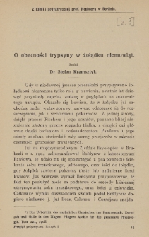 Przegląd Pedyatryczny. 1908/1909, z. 3