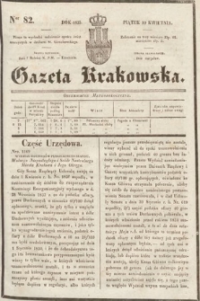 Gazeta Krakowska. 1835, nr 82
