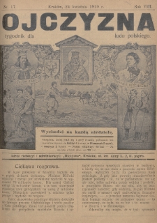 Ojczyzna : tygodnik dla ludu polskiego. 1910, nr 17