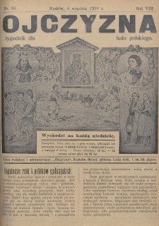 Ojczyzna : tygodnik dla ludu polskiego. 1910, nr 36