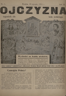 Ojczyzna : tygodnik dla ludu polskiego. 1911, nr 5