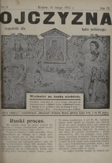 Ojczyzna : tygodnik dla ludu polskiego. 1911, nr 9