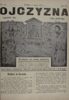 Ojczyzna : tygodnik dla ludu polskiego. 1911, nr 10