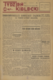 Tydzień Kielecki. R.1, 1935, nr 1
