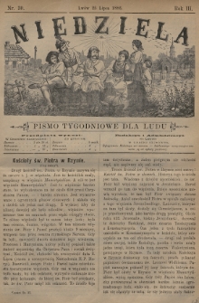 Niedziela : pismo tygodniowe dla ludu. 1886, nr 30