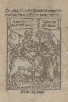 Practica Cracoviensis ad annum 1498, Germ