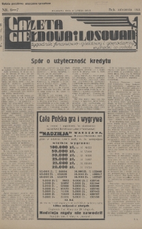 Gazeta Giełdowa i Losowań : tygodnik finansowo-giełdowy i gospodarczy. 1936, nr 6-7