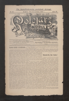 Kolejarz : organ Galicyjskich Kolejarzy. 1902, nr 18 (po konfiskacie nakład drugi)