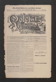 Kolejarz : organ Galicyjskich Kolejarzy. 1902, nr 20 (po konfiskacie nakład drugi)
