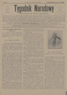 Tygodnik Narodowy. 1899, nr 9