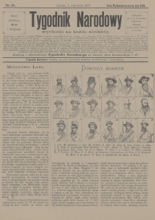Tygodnik Narodowy. 1900, nr 15