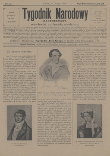 Tygodnik Narodowy : illustrowany. 1900, nr 22