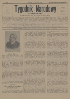 Tygodnik Narodowy : illustrowany. 1900, nr 25