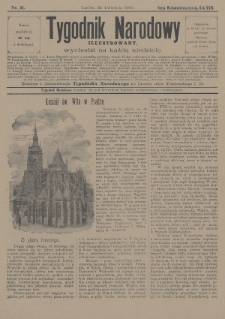 Tygodnik Narodowy : illustrowany. 1900, nr 31