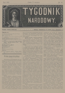 Tygodnik Narodowy. 1900, nr 47