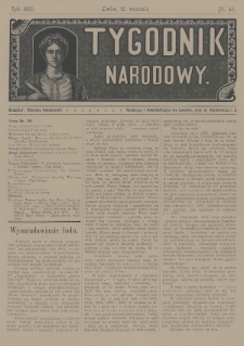 Tygodnik Narodowy. 1900, nr 49