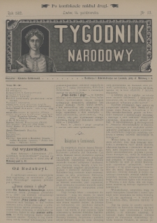 Tygodnik Narodowy. 1900, nr 53 (po konfiskacie nakład drugi)