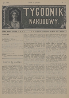 Tygodnik Narodowy. 1900, nr 61