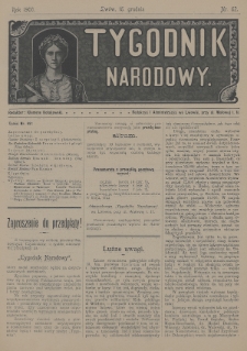 Tygodnik Narodowy. 1900, nr 62