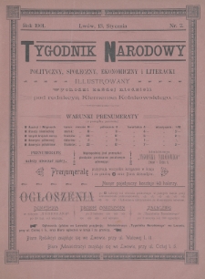 Tygodnik Narodowy : polityczny, społeczny, ekonomiczny i literacki : illustrowany. 1901, nr 2