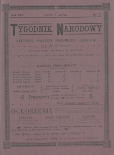 Tygodnik Narodowy : polityczny, społeczny, ekonomiczny i literacki : illustrowany. 1901, nr 9