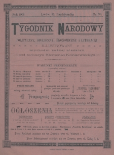 Tygodnik Narodowy : polityczny, społeczny, ekonomiczny i literacki : illustrowany. 1901, nr 39
