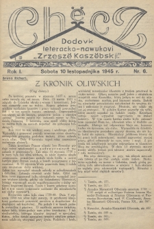Chëcz : dodovk leteracko-nawukovi „Zrzeszë Kaszëbskji”. 1945, nr 6