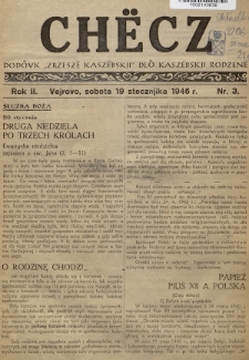 Chëcz : dodôvk „Zrzeszë Kaszëbskji” dlô kaszëbskji rodzenë. 1946, nr 3