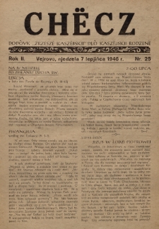 Chëcz : dodôvk „Zrzeszë Kaszëbskji” dlô kaszëbskji rodzenë. 1946, nr 25