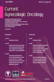 Current Gynecologic Oncology. Vol. 10, 2012, nr 3