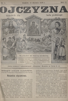 Ojczyzna : tygodnik dla ludu polskiego. 1908, nr 3