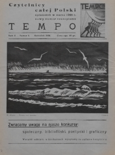 Tempo : pismo redagowane przez czytelników : sprawy społeczne, artystyczne, literackie. 1938, nr 4