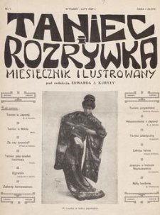 Taniec i Rozrywka : miesięcznik ilustrowany. 1927, nr 1