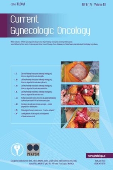 Current Gynecologic Oncology. Vol. 15, 2017, nr 1