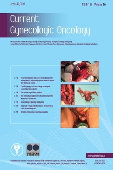 Current Gynecologic Oncology. Vol. 16, 2018, nr 3