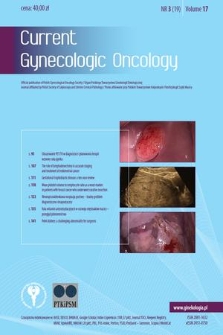 Current Gynecologic Oncology. Vol. 17, 2019, nr 3