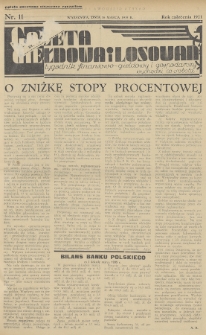 Gazeta Giełdowa i Losowań : tygodnik finansowo-giełdowy i gospodarczy. 1935, nr 11