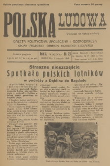 Polska Ludowa : gazeta polityczna, społeczna i gospodarcza : organ Polskiego Centrum Katolicko-Ludowego. R.2, 1928, no 27