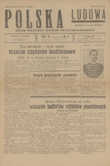 Polska Ludowa : organ Polskiego Centrum Katolicko-Ludowego. R.4, 1930, no 5