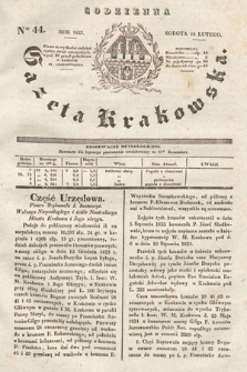 Codzienna Gazeta Krakowska. 1833, nr 44